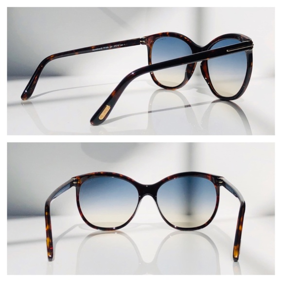 New TOM FORD Geraldine Rounded Sunglasses - Picture 7 of 16